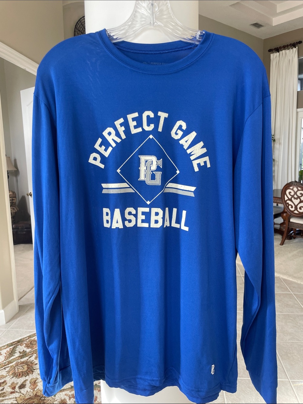 Perfect Game Baseball Long Sleeve Tee - Royal Blue